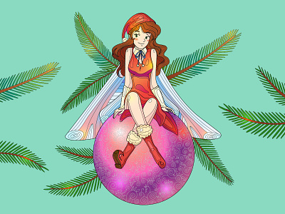 Christmas Fairy Line art mobile game