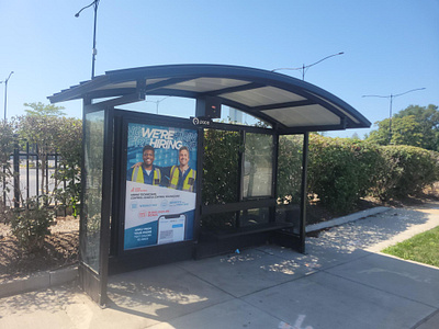 Bus Shelter Ads bus shelter ad recruitment ad signage