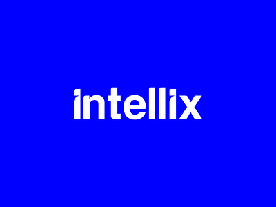 Intellix - Tech Company branding business design lettering logo logomark professional symbol tech technology typography wordmark