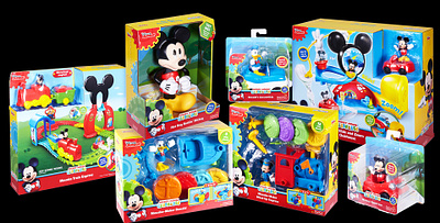 Mickey Mouse Clubhouse Toy Packaging children kids mattel mickey mickey mouse packaging packaging design preschool toy toy packaging toys tv show