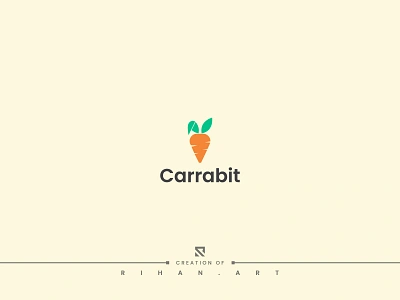 Carrabit | Rabbit logo | Carrot | Logo Design 2022 99 design branding bunny carrot creative logo delicious design food healthy healthy food illustration logo logo design logo designer logo inspiration nature rabbit vector vegan vegetable