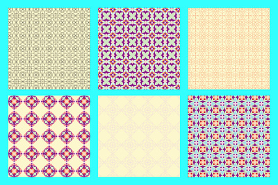 Geometric KDP Pattern pages decoration