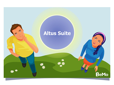 Altus Suite 2d illustration adobe illustrator cc blog design flat graphic design illustration