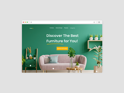 Furniture Website design figma typography ui ux website