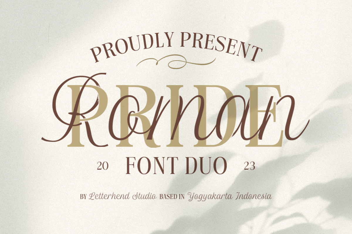 Roman Pride Font Duo fancy freebies