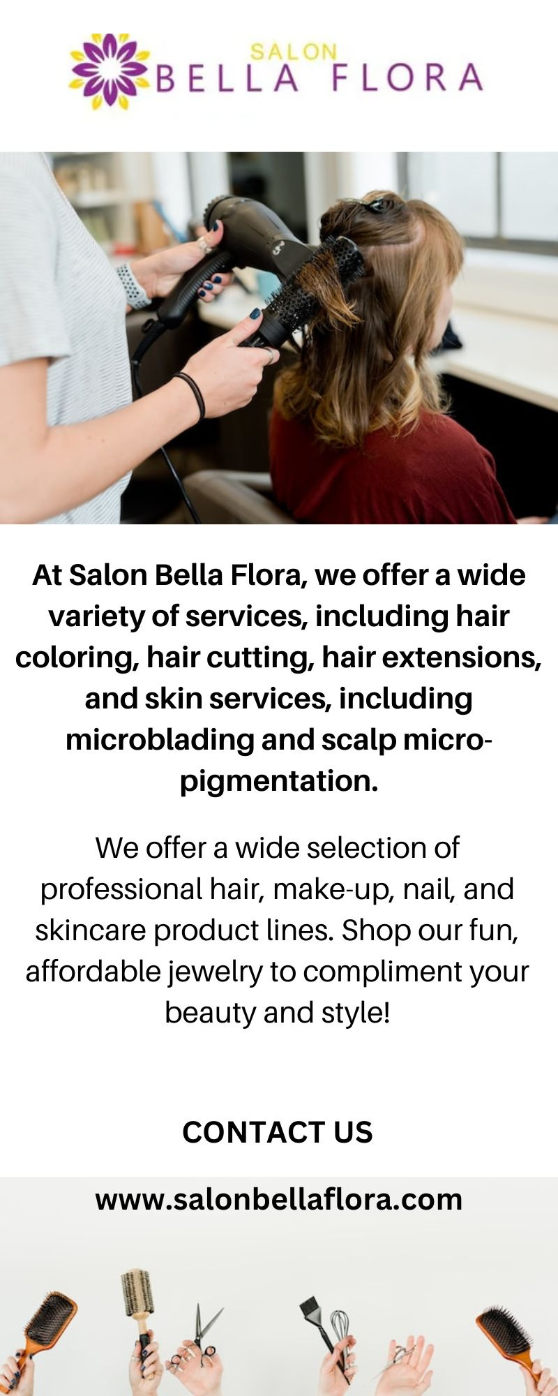 Top Rated Hair Salons by Salon Bella Flora on Dribbble