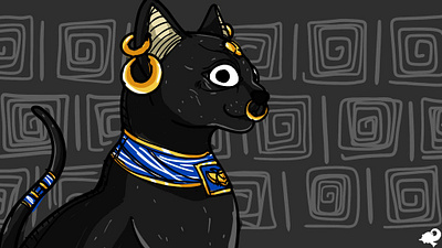 Bastet: Cat Goddess Egpyt Mythology bastet cat egypt egyptianmyth egyptmyth goddess idnzero myth mythology mythologyegypt