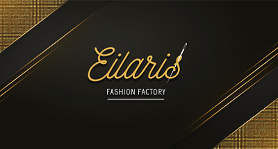 Logo design | Eilaris Fashion Factory brand branding design factory fashion graphic design illustration logo logo design needle thread vector virtual identify