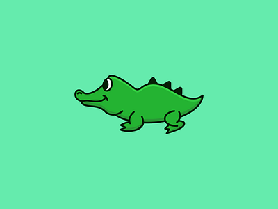 Cute Crocodile Logo animal animation brand design brand idenitity branding crocodile cute logo design doll graphic design icon illustration logo logo design mascot vector visual idenitity