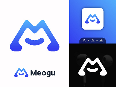 Modern M Letter Earphone Logo creative logo earbud earbuds logo earphone logo earpod earpod logo headphone logo icon logomark logotype m logo modern logo music logo music player music streaming sound logo symbol tech logo trendy logo website logo