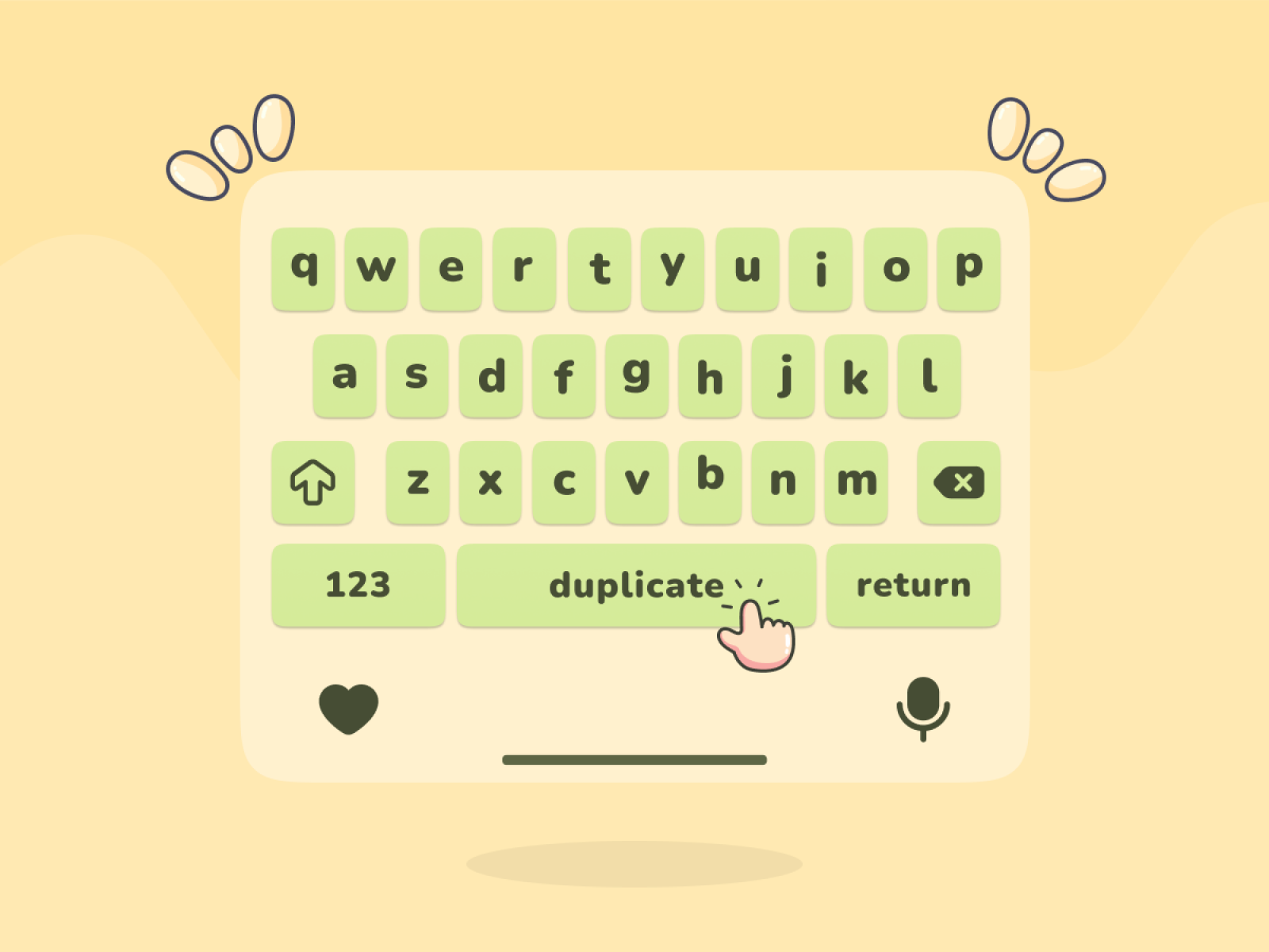 Kawaii Keyboard by Salman Khan on Dribbble