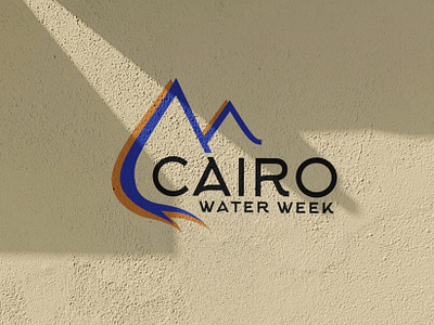 Logo design | Cairo Water Week brand branding cairo design egypt graphic design illustration logo logo design pyramids vector virtual identify water
