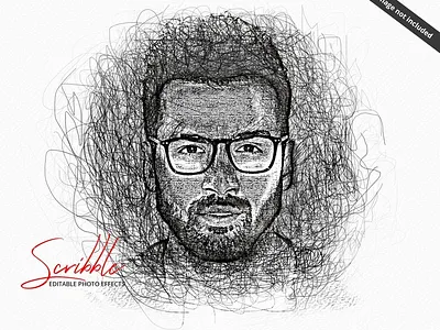 Scribble and sketch drawing effect abstract animation art branding design drawing drawing effect effect graphic design illustration logo motion graphics mrikhokon photo effect photoshop photoshop action scribble sketch