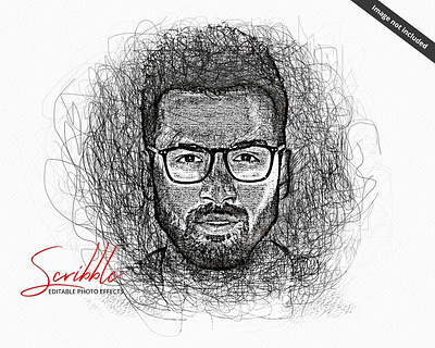Scribble and sketch drawing effect abstract animation art branding design drawing drawing effect effect graphic design illustration logo motion graphics mrikhokon photo effect photoshop photoshop action scribble sketch
