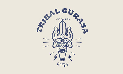 GORGA 2d apparel artwork bali batak clothing cultur gorga graphic design indonesia line logo retro t shirt t shirt design ui