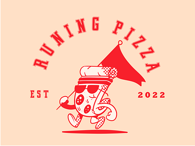 RETRO BRANDING 2d apparel artwork bali batak clothing cultur design illustration logo pizza