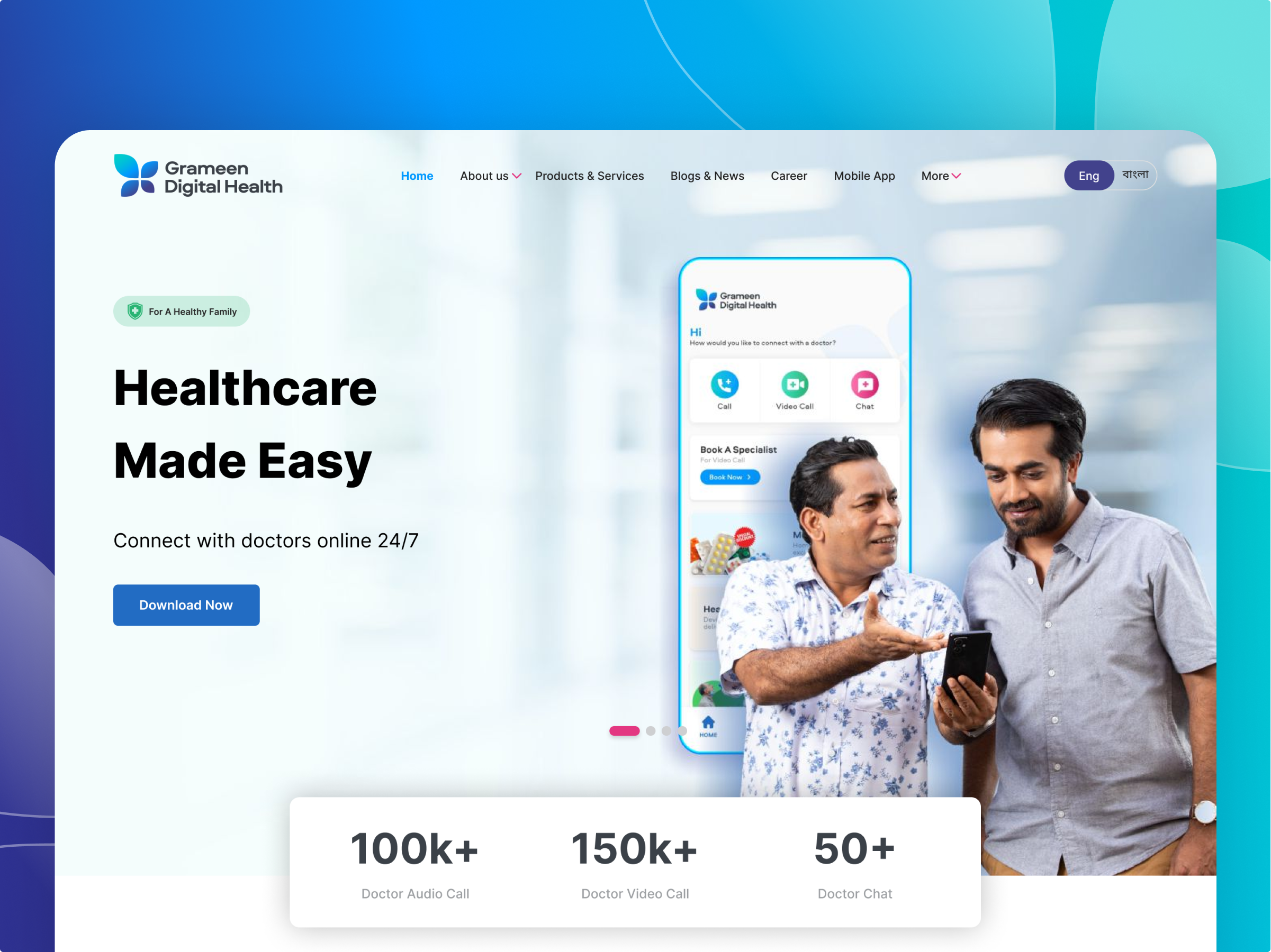 Grameen Digital Health Website app appointment booking doctor figma health healthcare telehealth telemedicine uiux user experience user interface website