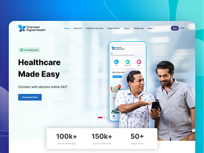 Grameen Digital Health Website app appointment booking doctor figma health healthcare telehealth telemedicine uiux user experience user interface website