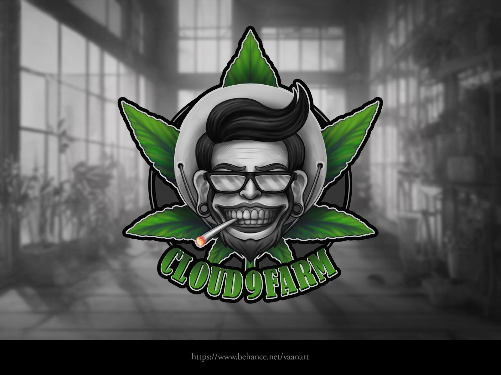 Cloud 9 Farm | App Icon 2d app art artist character concept design game icon illustration indie logo tittle ui ux vaanart