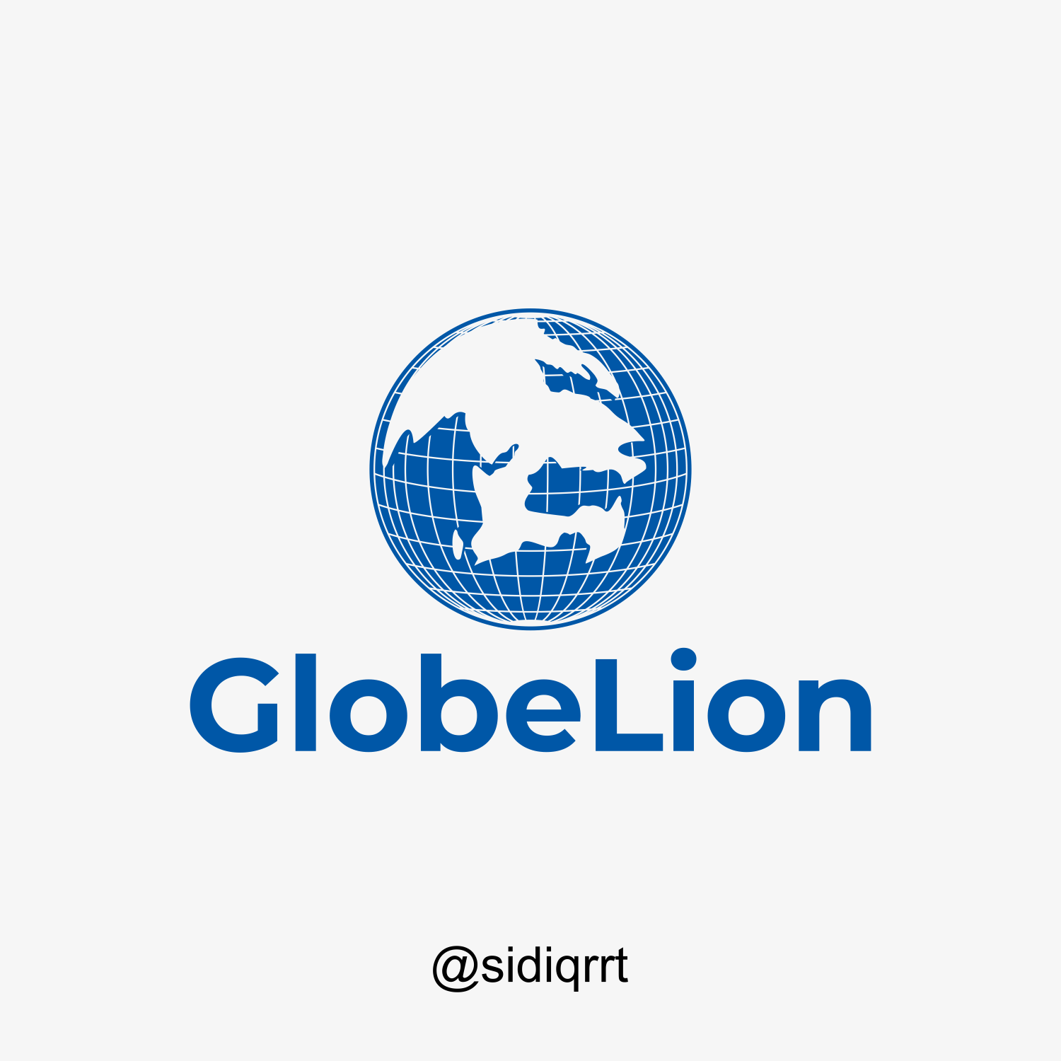 GLOBE LION design globe graphic design icon lion logo minimal