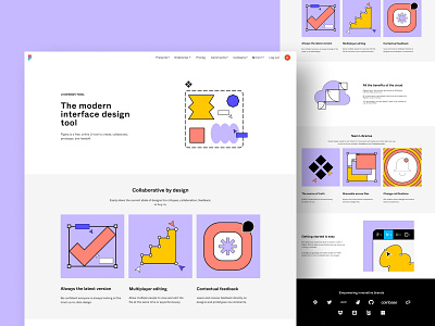 I have create landing page figma cration graphic design landingpage ui ux