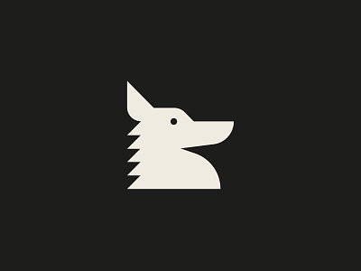 Wolf brand branding design geometric graphic design logo logodesign logomark logotype minimalist wolf wolf icon wolf logo