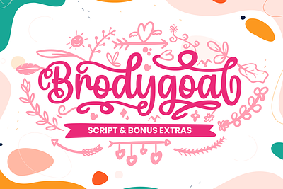 Brodygoal - Handwritten Script with Bonus Extras clean
