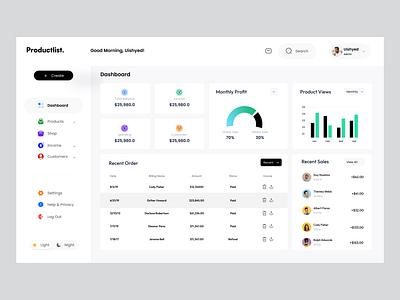 E-commerce Dashboard Desh admin admin interface admin ui app dashboard dashborad e commerce dashboard ecommerce interface popular product design treandy ui ui design user dashboard uxui web design