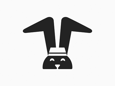 Bunny in hat! animal bellhop brand branding bunny design ears hat icon illustration letter logo logo design mark rabbit symbol t type