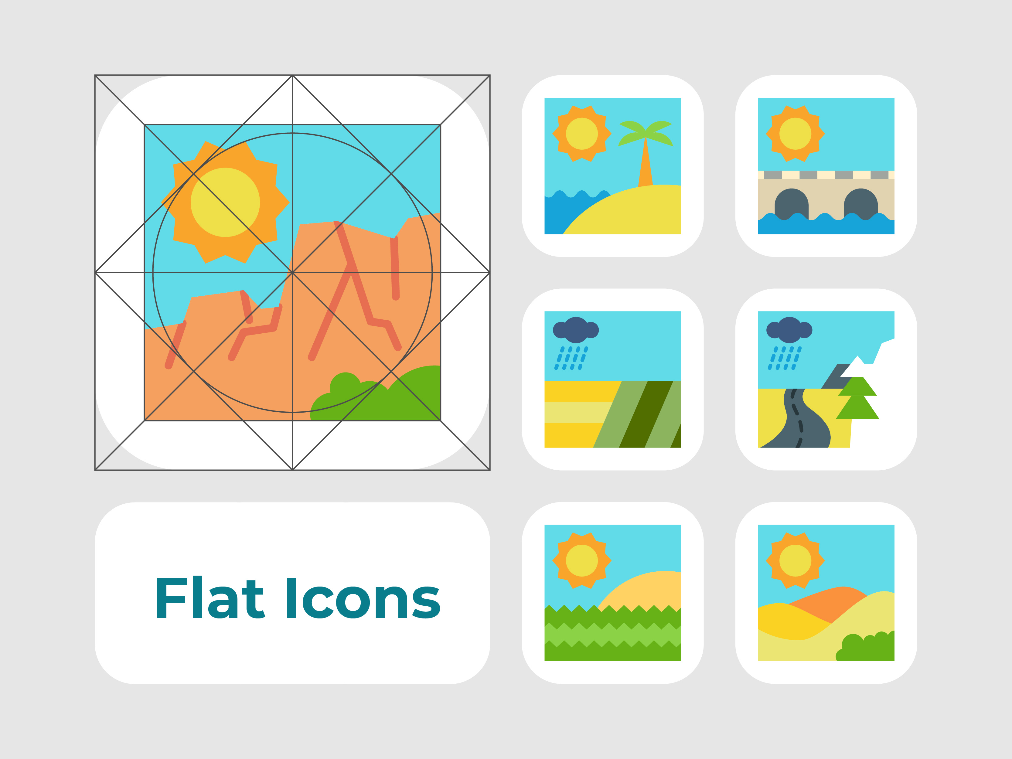 Example of Flat Icon Design