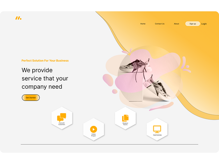 New Shoes Marketing Website UI Design by AMAN KHAN AFRIDI on Dribbble