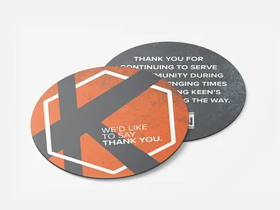 Keen Coasters branding design logo typography