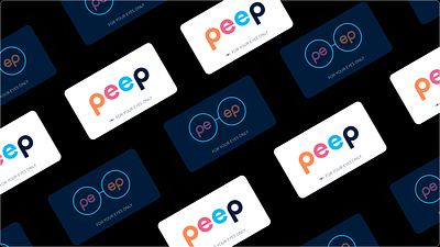 Peep app branding design figma flat graphic design illustration illustrator logo typography ui ux vector website