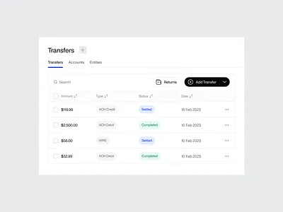 Transfer Card card carddetail dashboard elements finance payment popup product transfer ui uiux