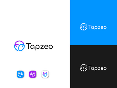 Tapzeo Logo For Technology Consulting Company 3d abstract technology logo brand branding creative technology logo design design digital technology logo graphic design illustration letter technology logo logo motion graphics tapzeologo technology technologylogo typography