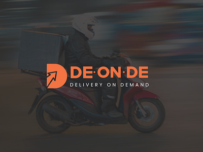 Deonde- Delivery on Demand Logo android branding design dribbble illustration ios logo logodesign mobile ui ux