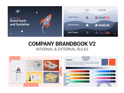 Company brandbook v2 branding design graphic design logo typography