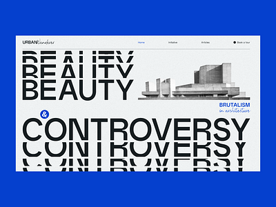 URBAN Wanderer architecture brutalist creative design modern ui ву