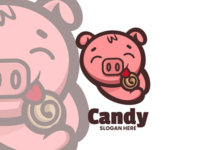 Candy animal branding cute mascot design graphic design illustration logo vector