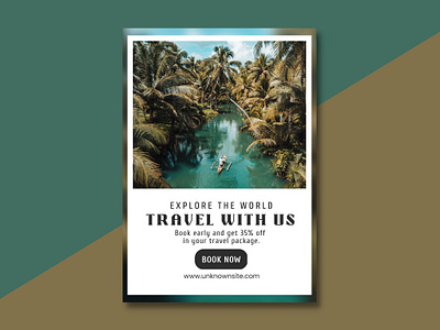 Travel Flyer design flyer flyer design graphic design illustration nature travel vector