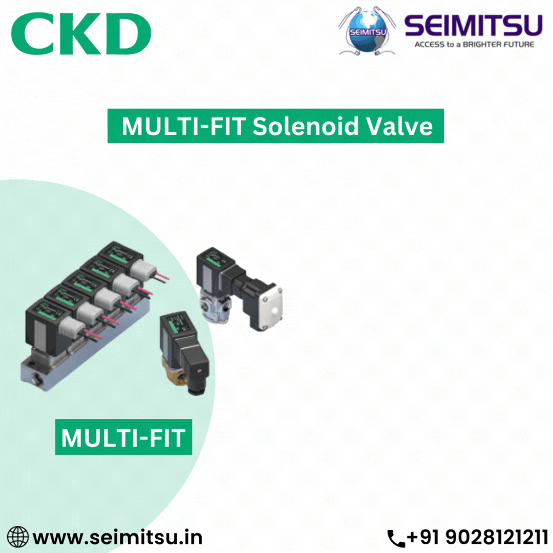 CKD Multi Fit Solenoid Valve for Various Fluid SEIMITSU by Seimitsu