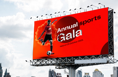 Sports Gala Branding Print, Poster, branding design graphic design typography ui ux