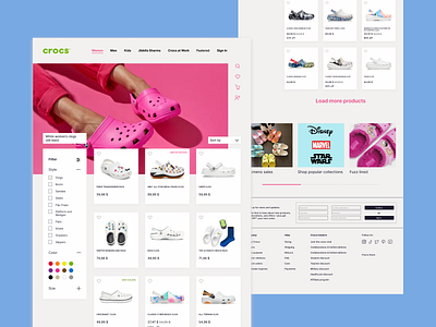 E-commerce redesign concept design e commer ui ux webdesign