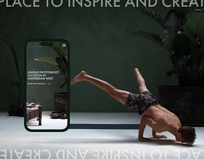 The Place to Inspire and Create case cover mobile design ui ux yoga