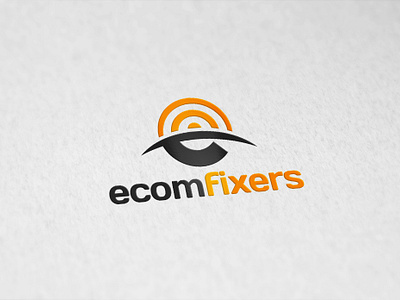 EcomFixers design e ecomerce fixers internet logo wifi