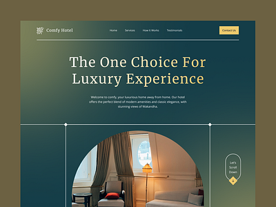 Comfy Hotel ~ Luxury Hotel Landing Page branding design graphic design hospitality hotel landing page hoteldesign hoteldesignideas hotellandingpage hotelwebsite logo luxur hotel landing page luxurybranding luxuryhotel luxurytravel travelwebsite ui ui design uiinspiration webdesign