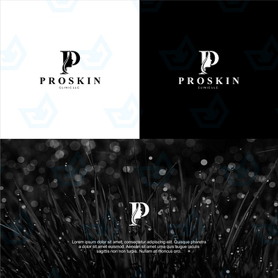 Proskin Clinic LLC branding coreldraw design graphic design illustration illustrator logo p skin clinic skin logo vector
