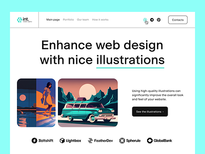 AI generated illustrations marketplace ai ai generated ai ui illustrations ai inspiration ai landing page midjourney web design web design ai website