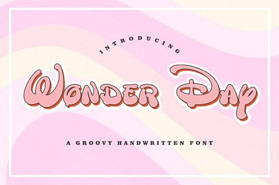 Wonder Day Font app branding design graphic design illustration logo typography ui ux vector