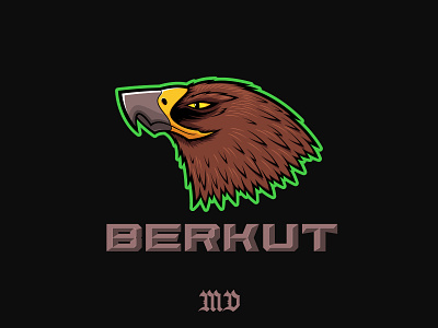 Berkut/Golden Eagle berkut bird design digital eagle gaming golden eagle illustration logo logodesign logotype sticker text vector vectorart